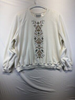 Alfred Dunner Women's Sweatshirt Sz P XL